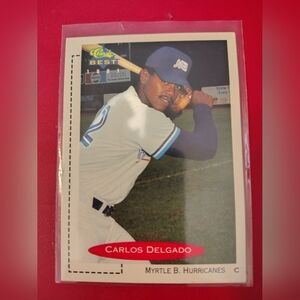 Carlos Delgado 1991 Classic #63 Baseball Card Myrtle Beach Hurricanes